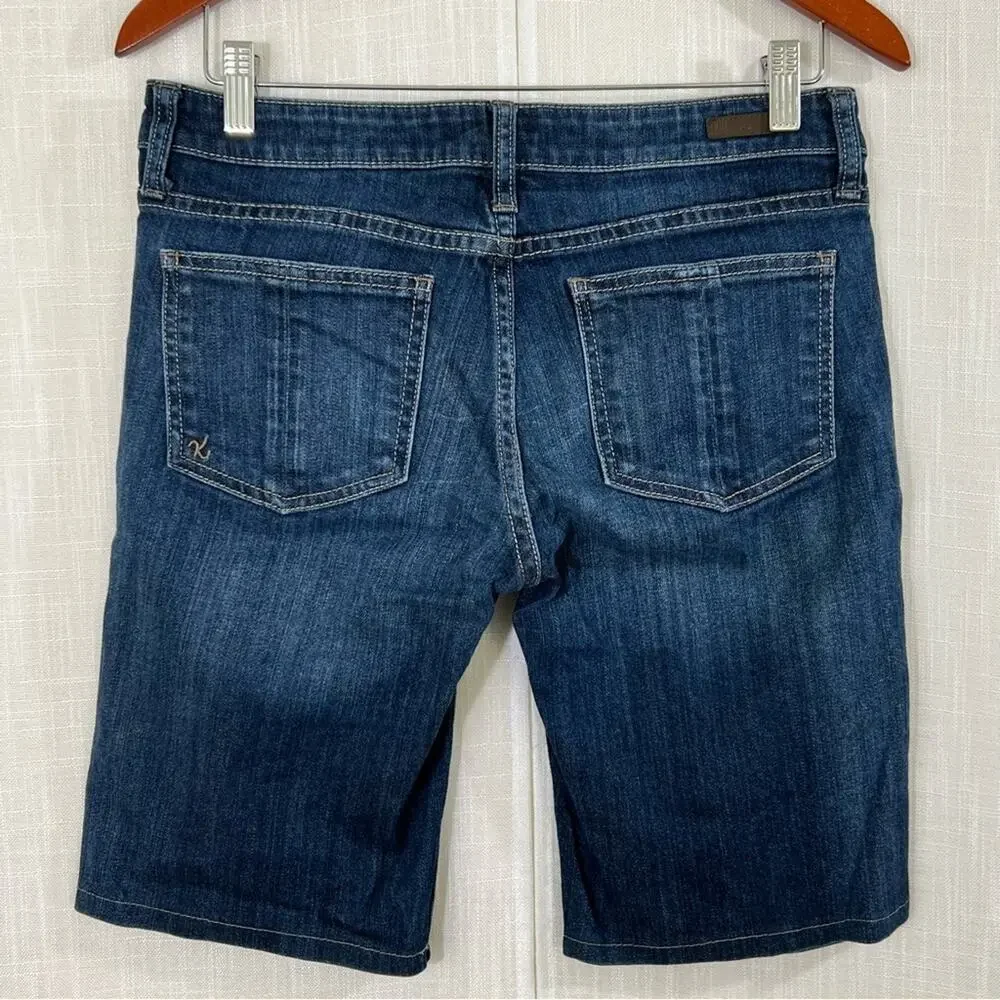 KUT from the Kloth Denim Jean Shorts Bermuda Length Jorts Size 4